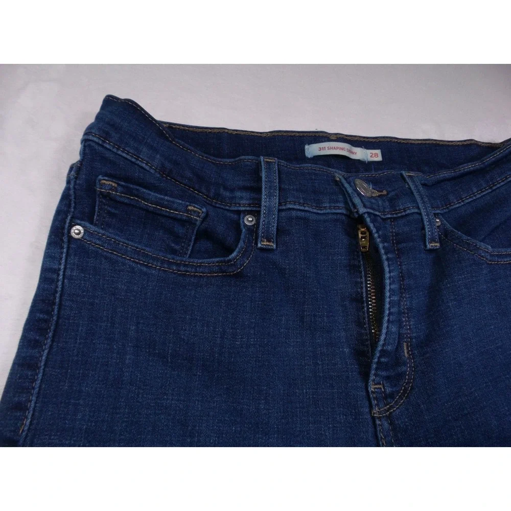 Levis Jeans Womens Size‎ 28 Blue Denim 311 Shaping Skinny Mid Rise Stretch